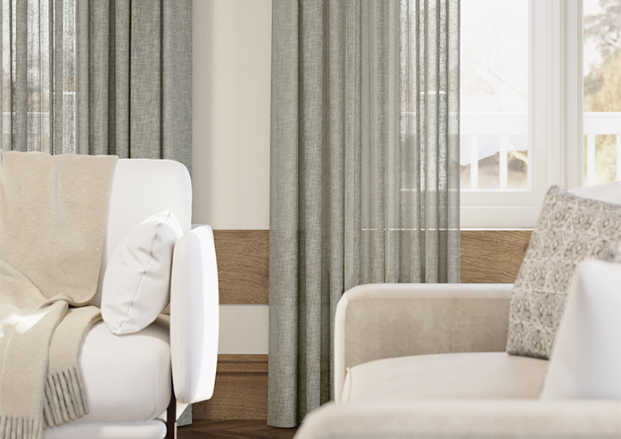 Kalahari Voile, Warm Grey - Made to Measure Curtains - Image 5